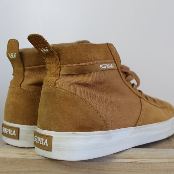 Supra Canvas High Tops - Size 13 - Tan - Picture 1 of 5